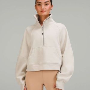 Scuba Oversized Funnel-Neck Half Zip size XS/S